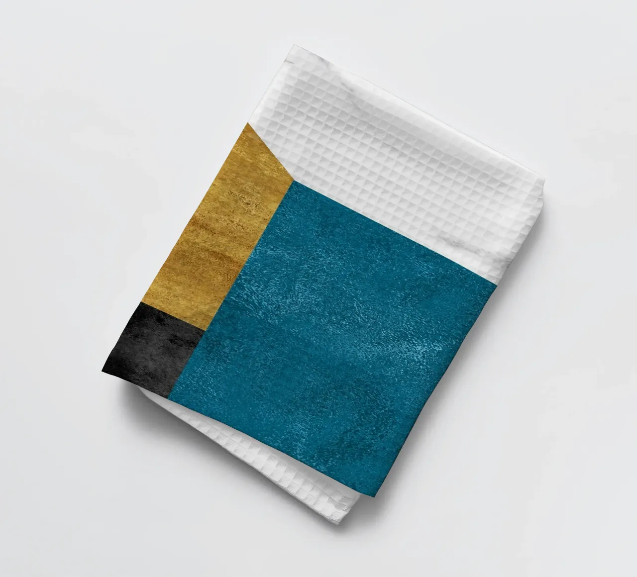 abstract art geometric squares canovaccio da cucina da vintageshop