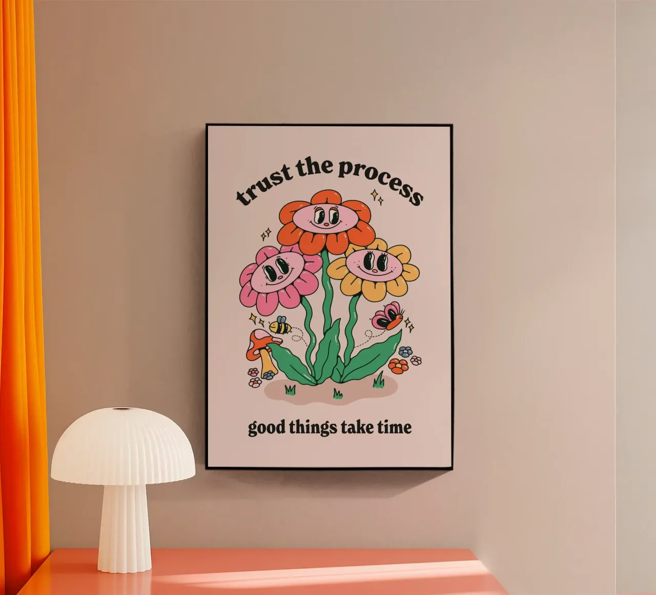 vertrouwen in het proces acryl van art quots shop