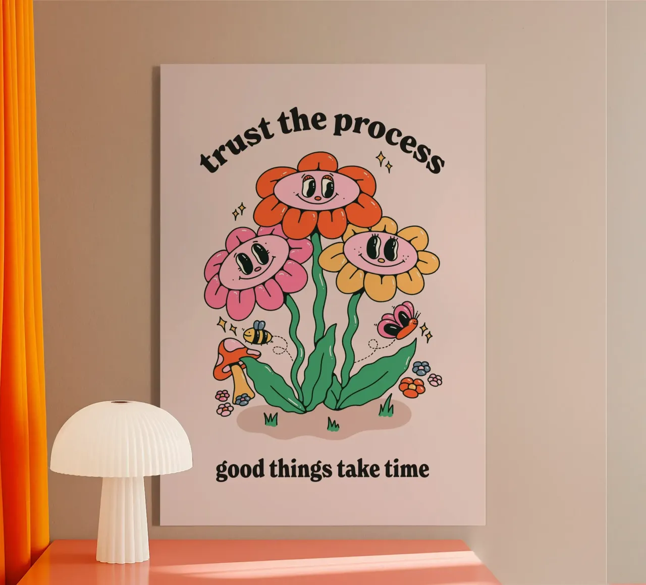 vertrouwen in het proces acryl van art quots shop