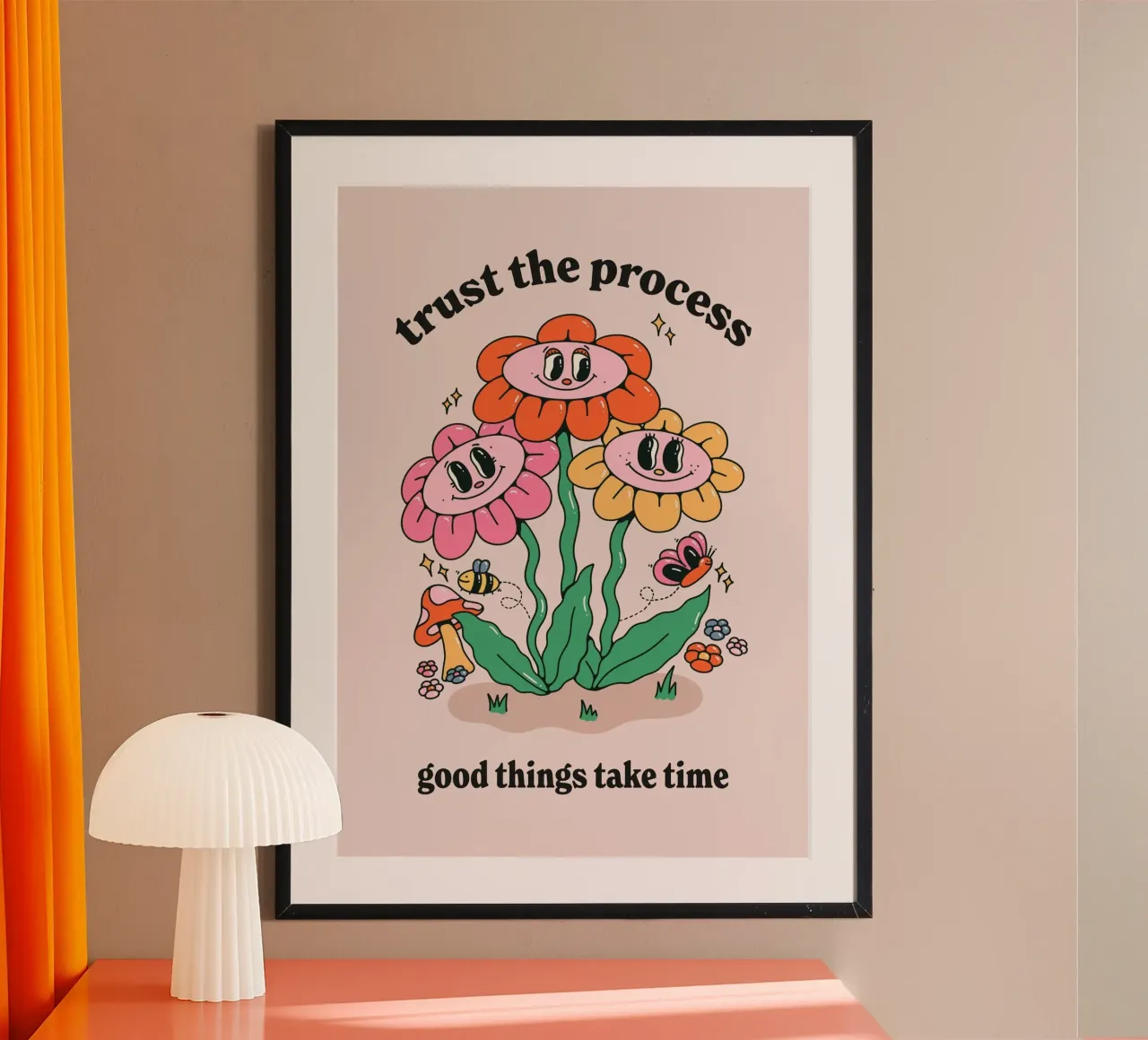trust the process poster by art quots shop