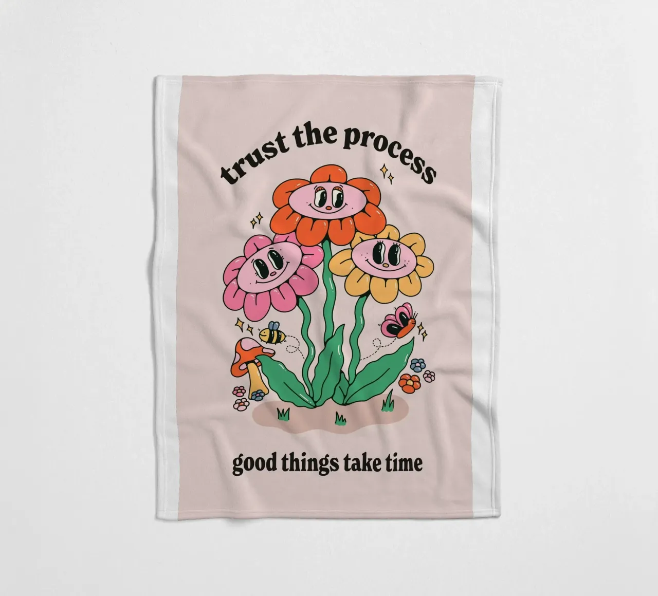 fiducia nel processo coperta in pile da art quots shop