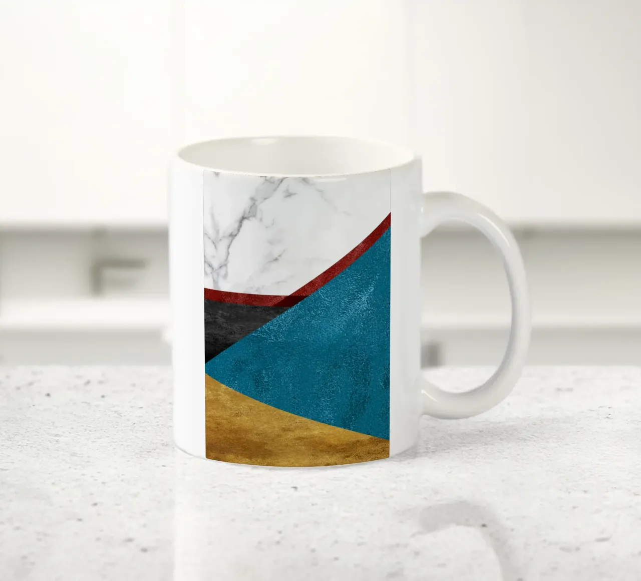 abstract art tazza in ceramica da vintageshop