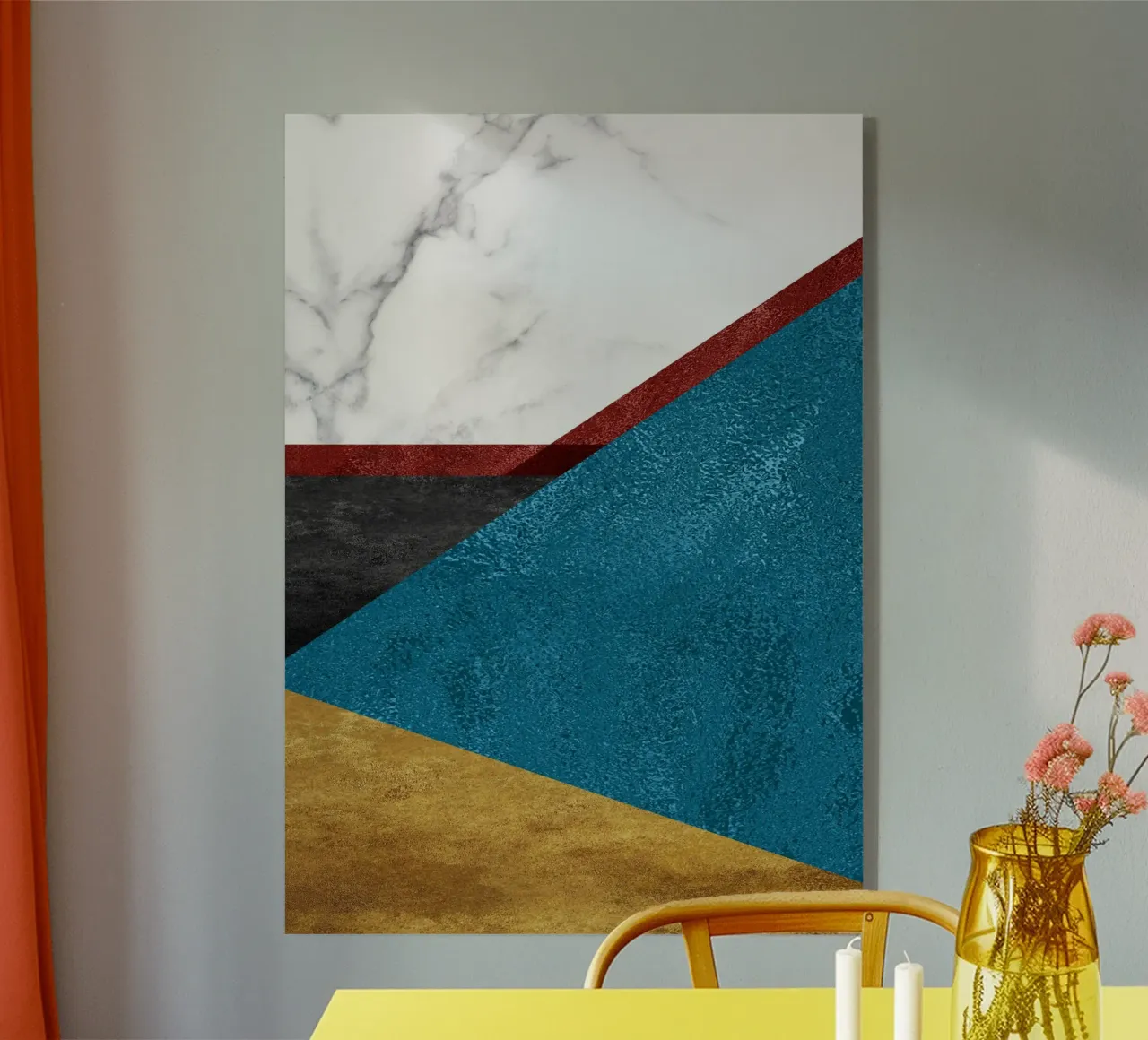 abstract art plexiglass da vintageshop