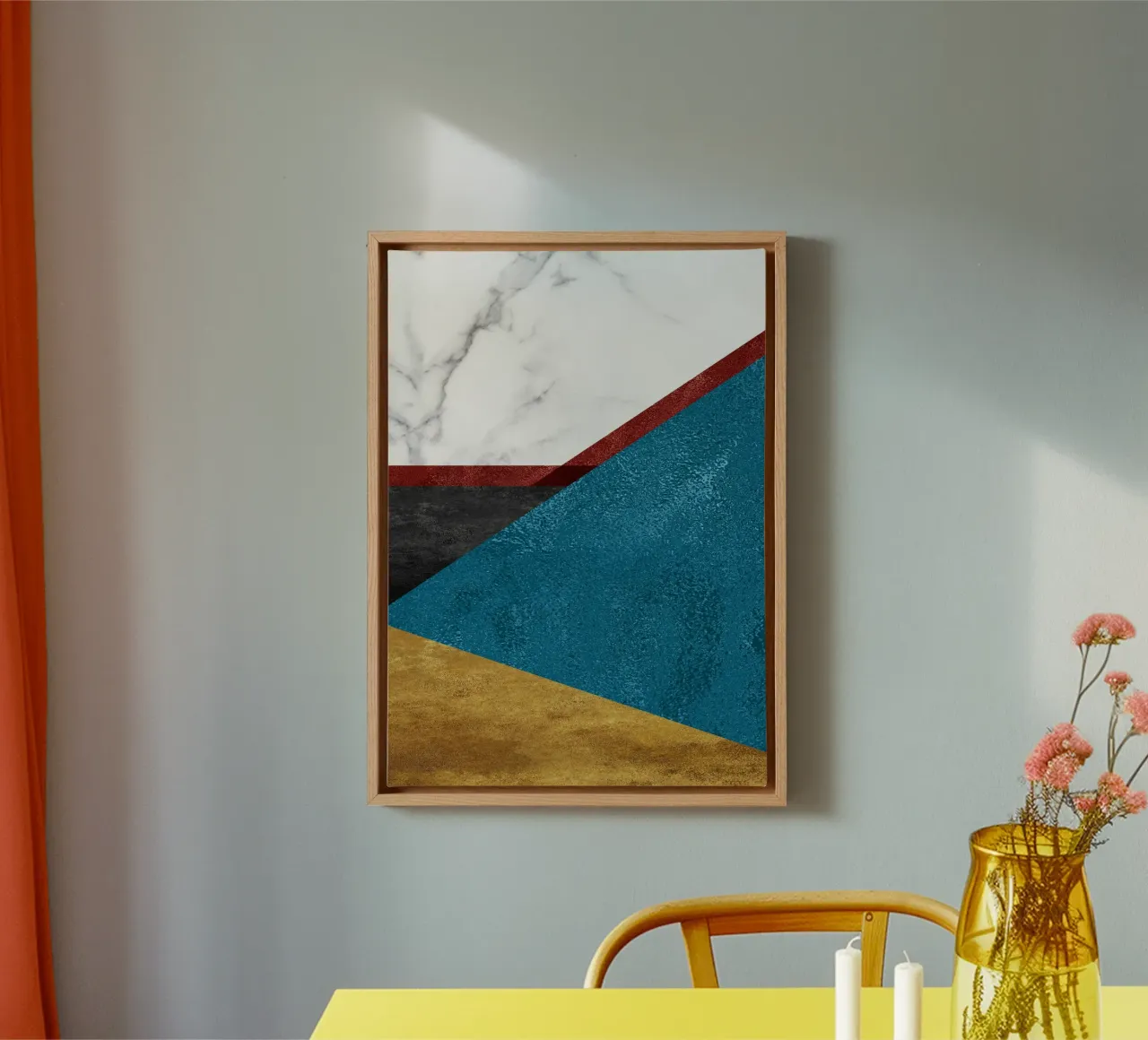 abstract art tela da vintageshop