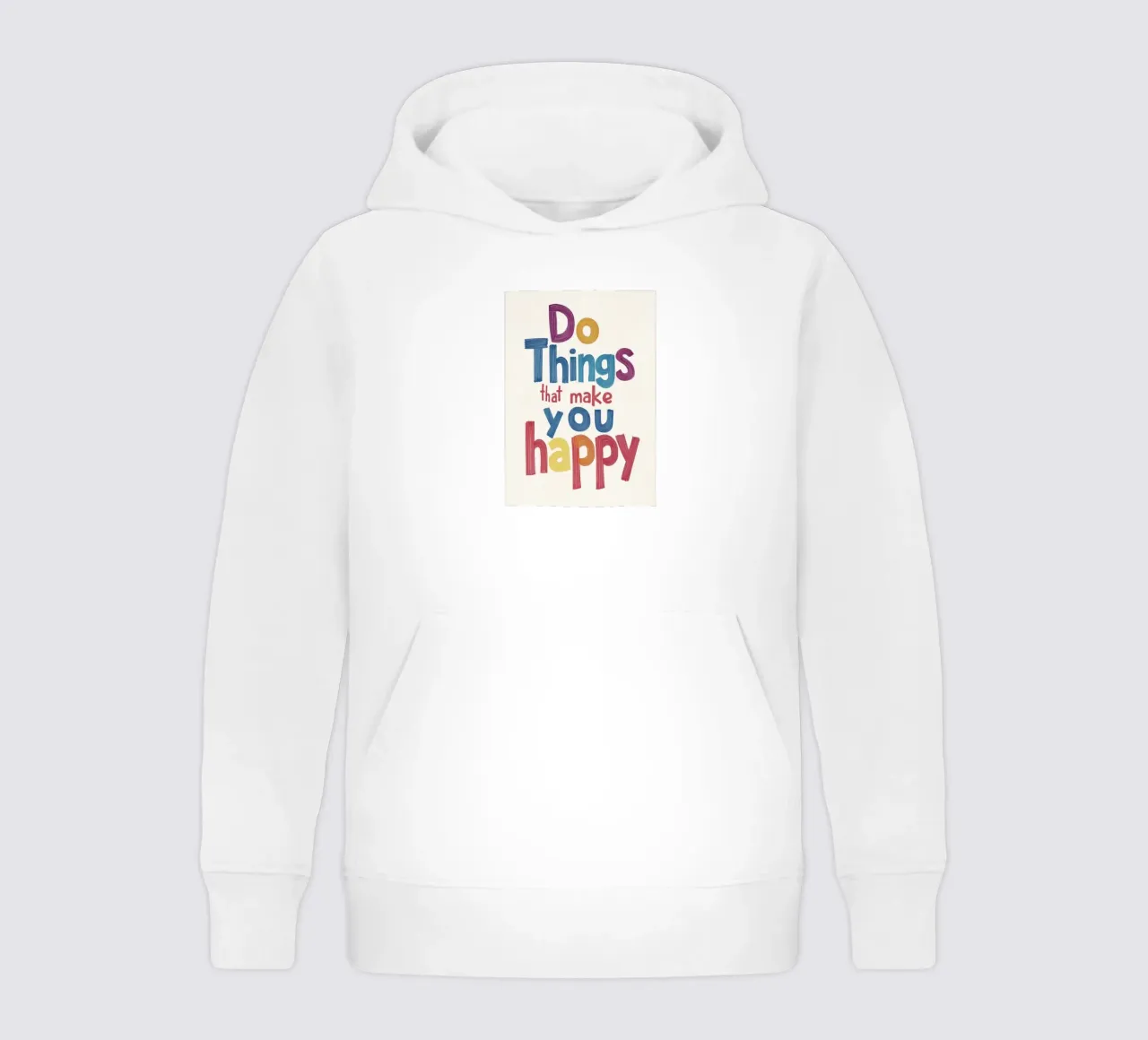 do things that make you happy kids hoodie by art quots shop
