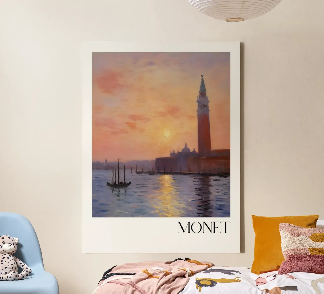 Claude art inspired tela con Cornice a cassetta da Top Art