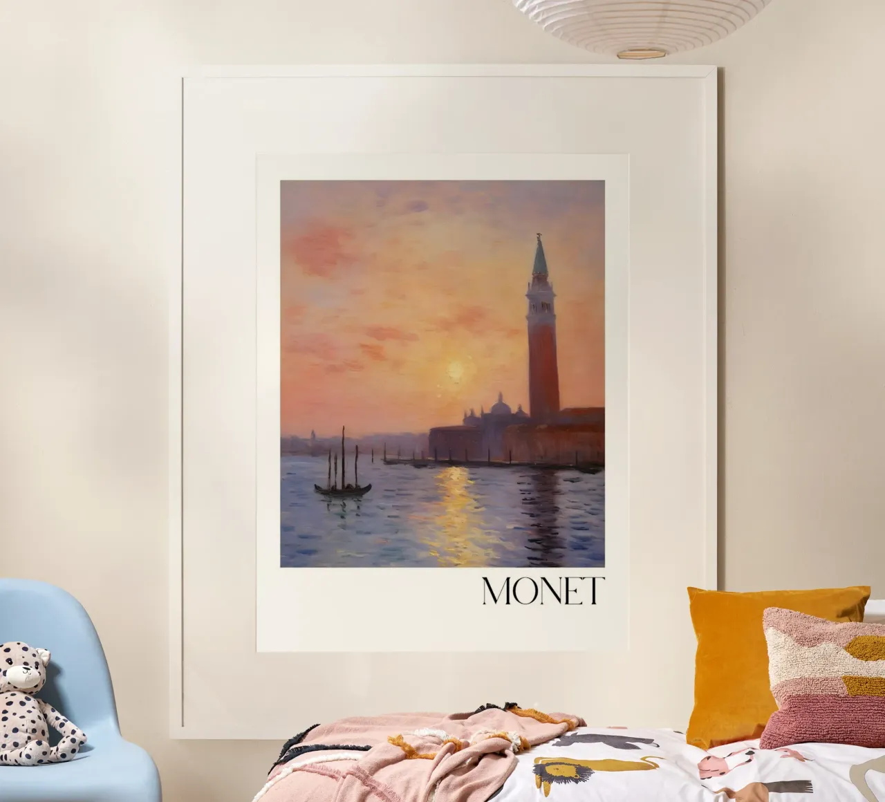 Claude art inspired poster da Top Art