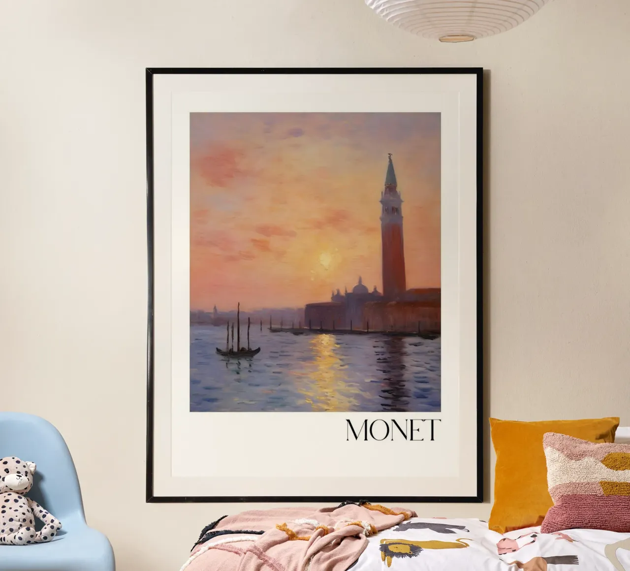 Claude art inspired poster da Top Art