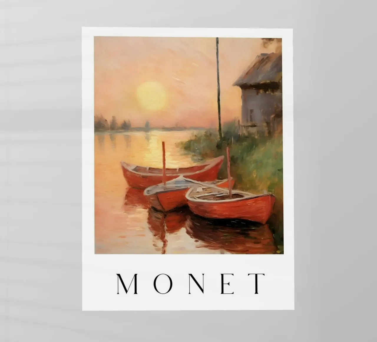 Claude inspired art pellicola backlit da Top Art