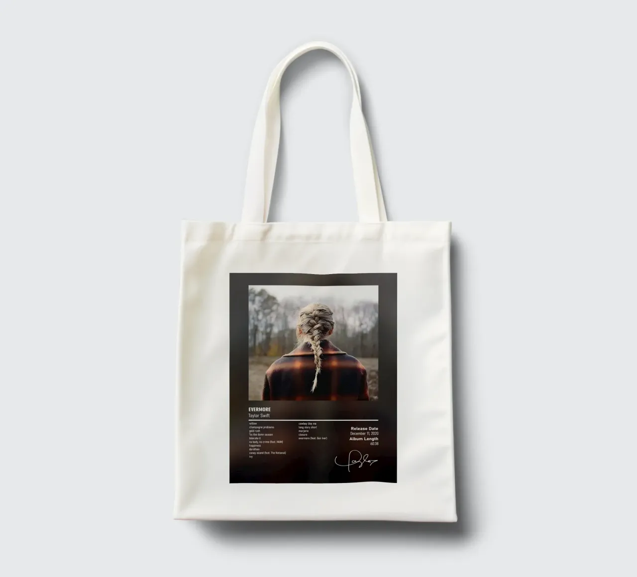 evermore By Taylor Swift borsa in juta da DGUnder