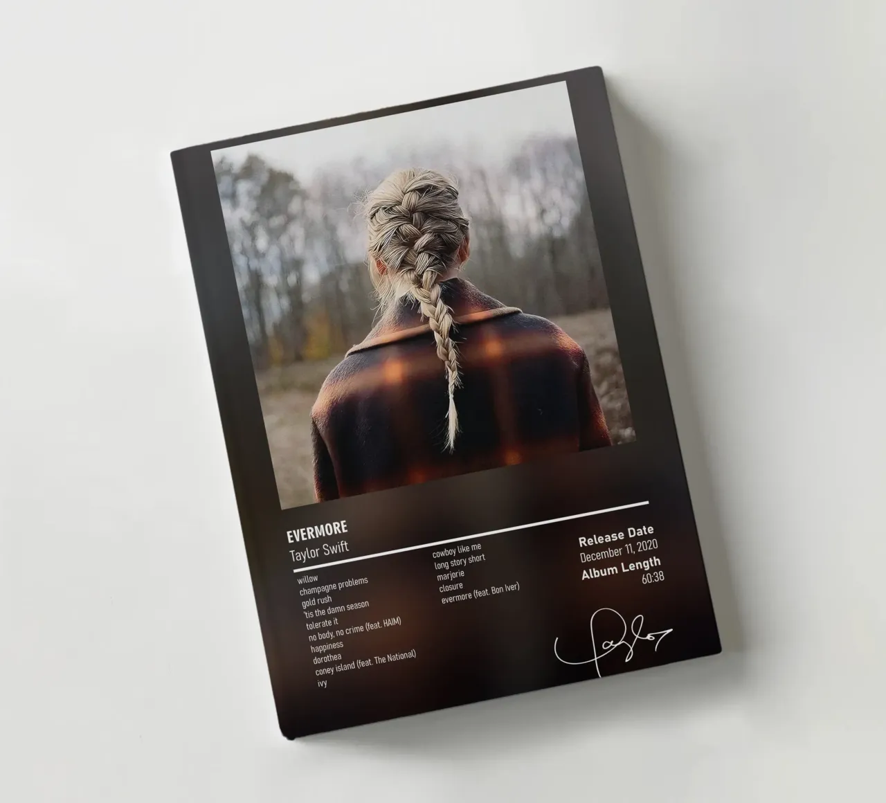 evermore By Taylor Swift notebook by DGUnder