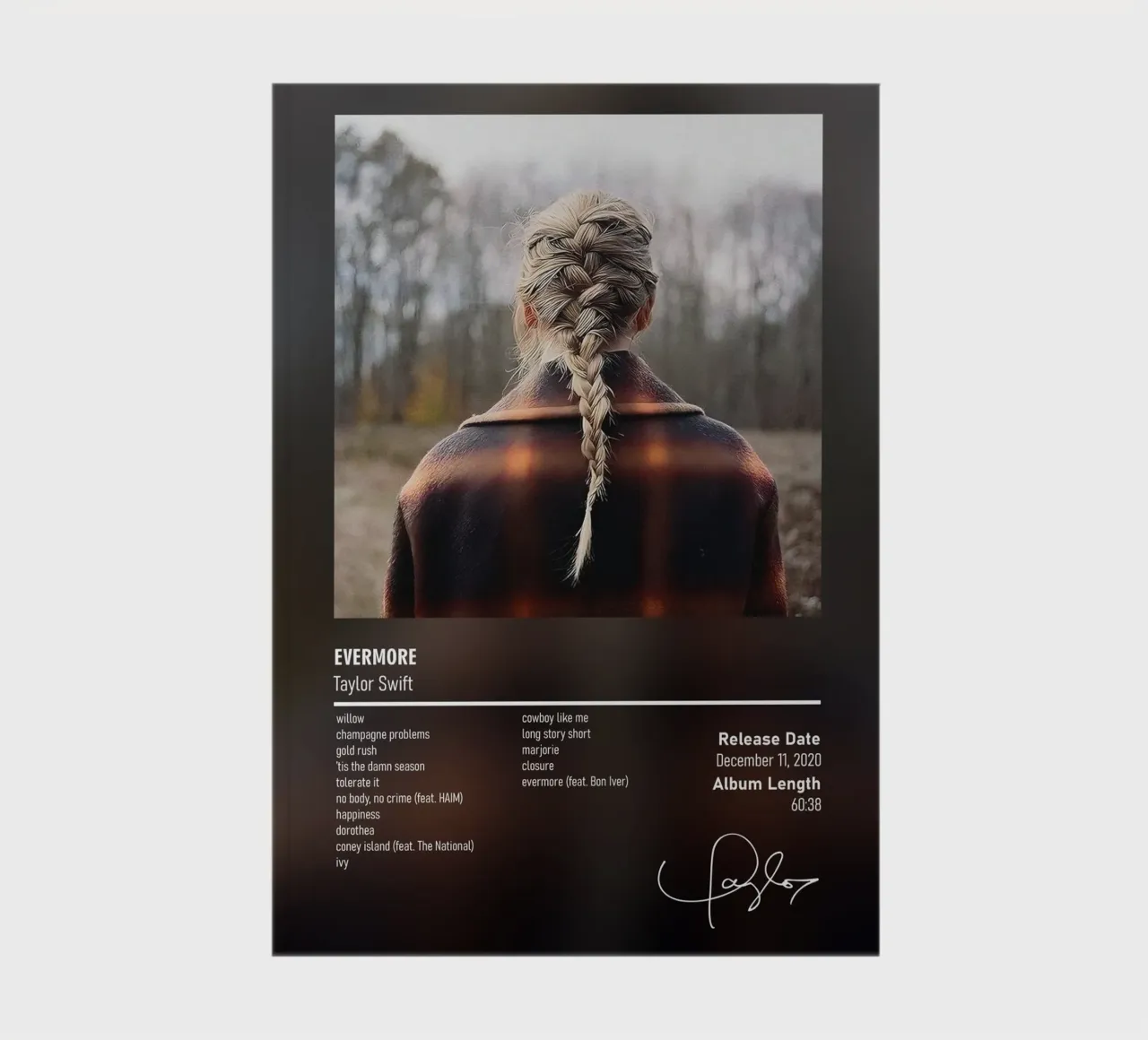 evermore By Taylor Swift notebook by DGUnder