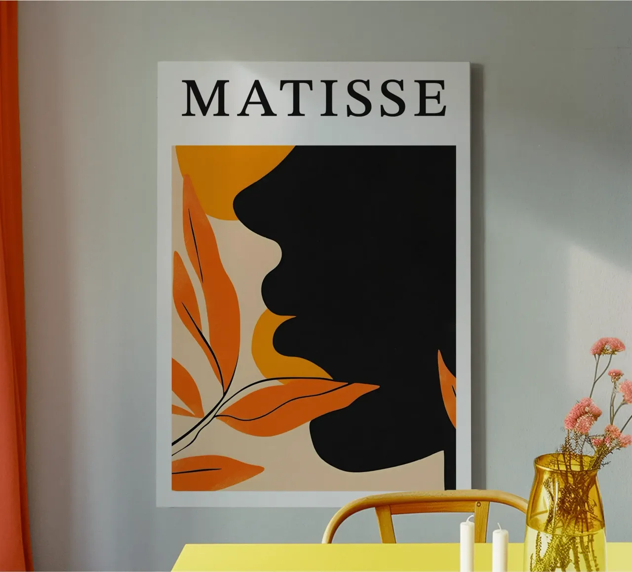 Simple Matisse art tela con Cornice a cassetta da Good Maker