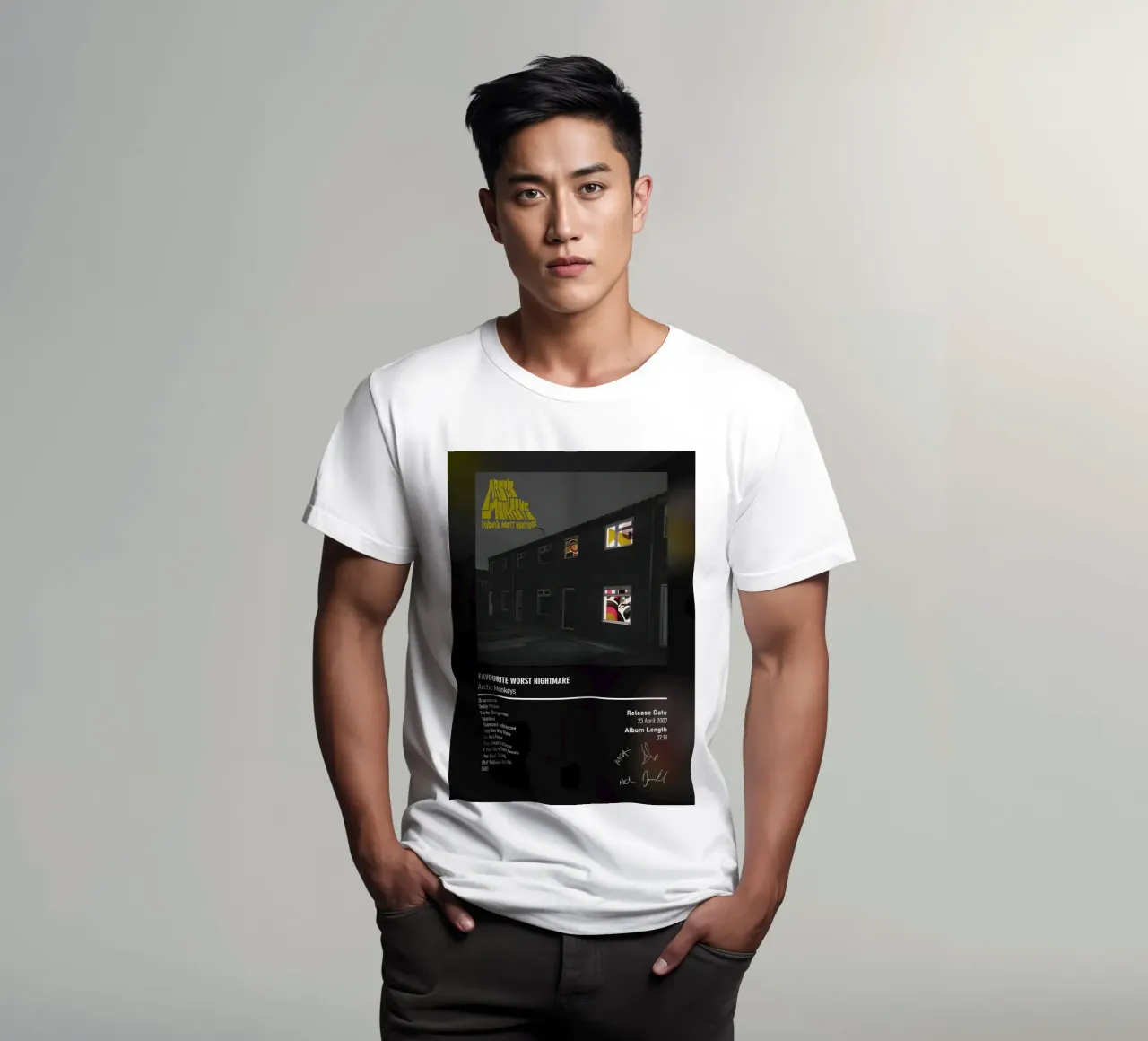 Favourite Worst Nightmare By Arctic Monkeys t-shirt da DGUnder