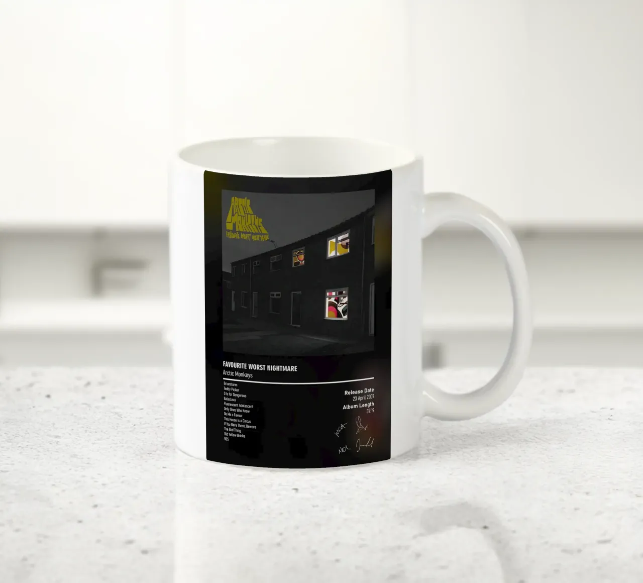 Favourite Worst Nightmare By Arctic Monkeys tazza in ceramica da DGUnder
