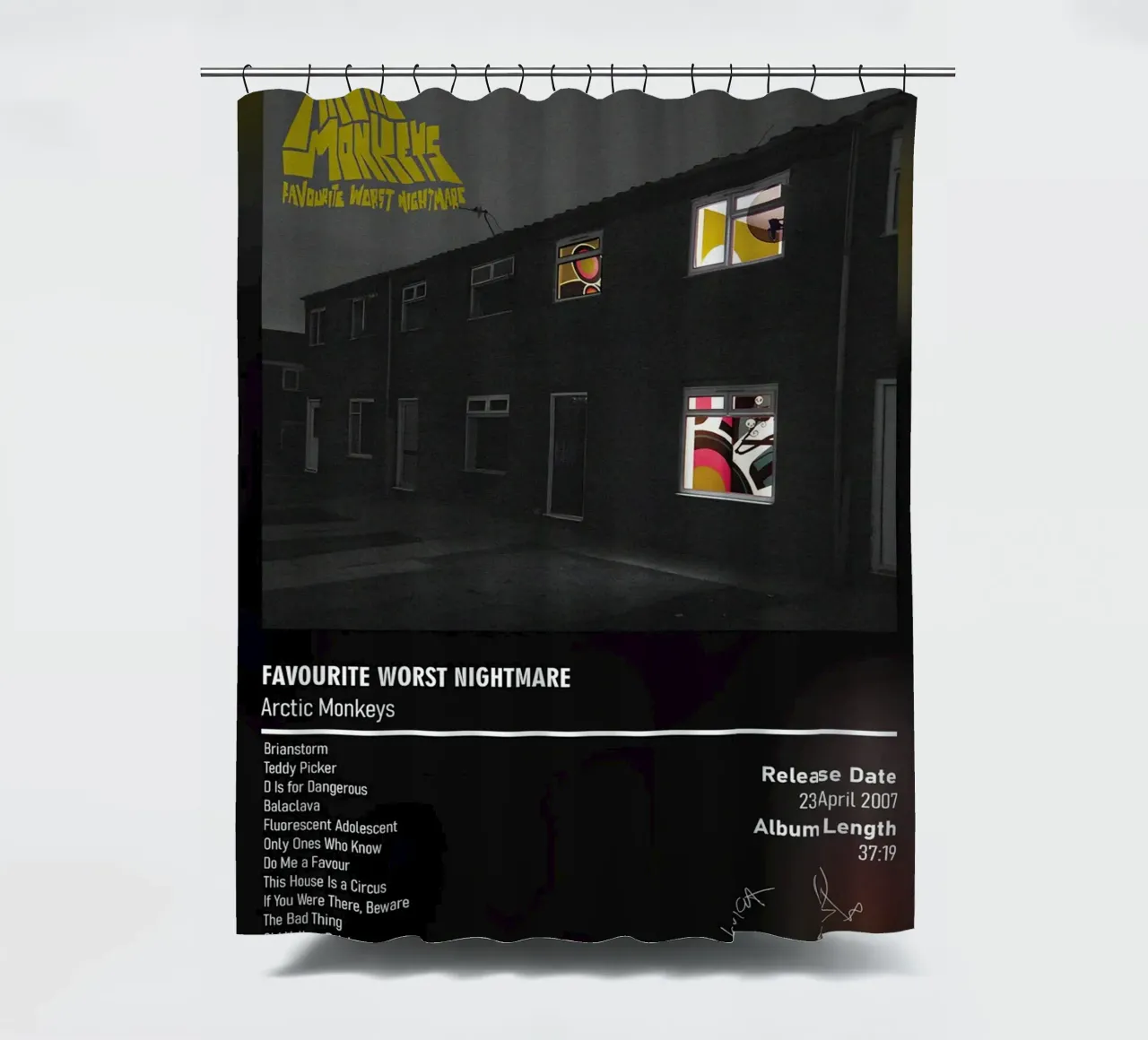 Favourite Worst Nightmare By Arctic Monkeys tenda da doccia da DGUnder