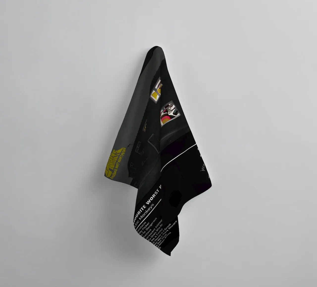 Favourite Worst Nightmare By Arctic Monkeys asciugamano da bagno da DGUnder