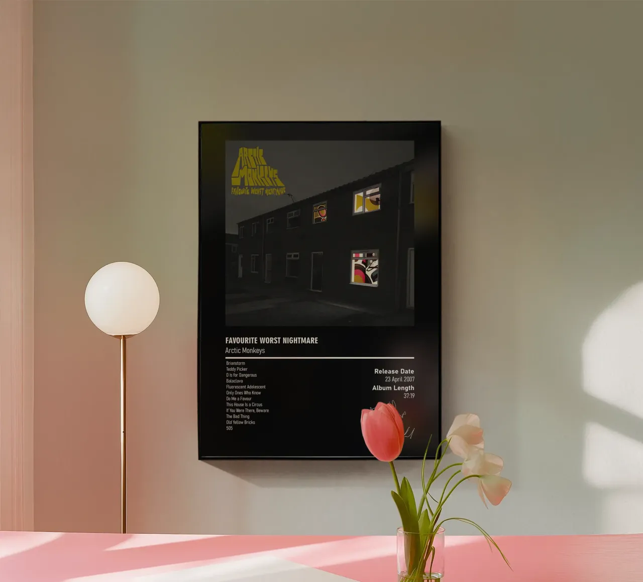 Favourite Worst Nightmare By Arctic Monkeys plexiglass da DGUnder