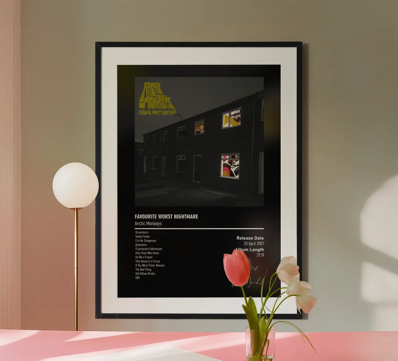 Favourite Worst Nightmare By Arctic Monkeys carta hahnemühle da DGUnder