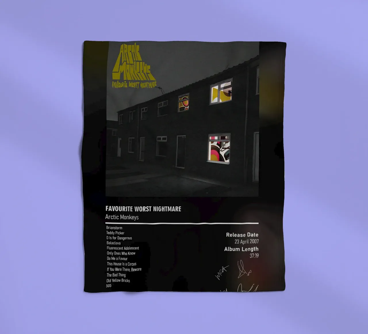 Favourite Worst Nightmare By Arctic Monkeys coperta in pile da DGUnder