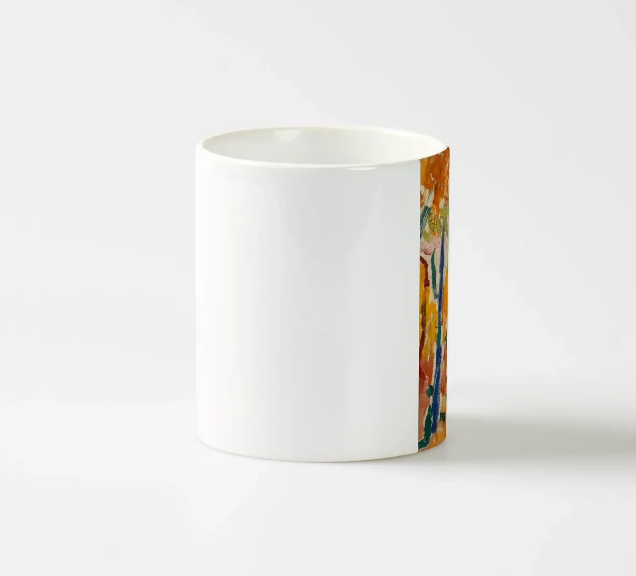 vegetazione colorata parco arboreo tazza in ceramica da briyan shop