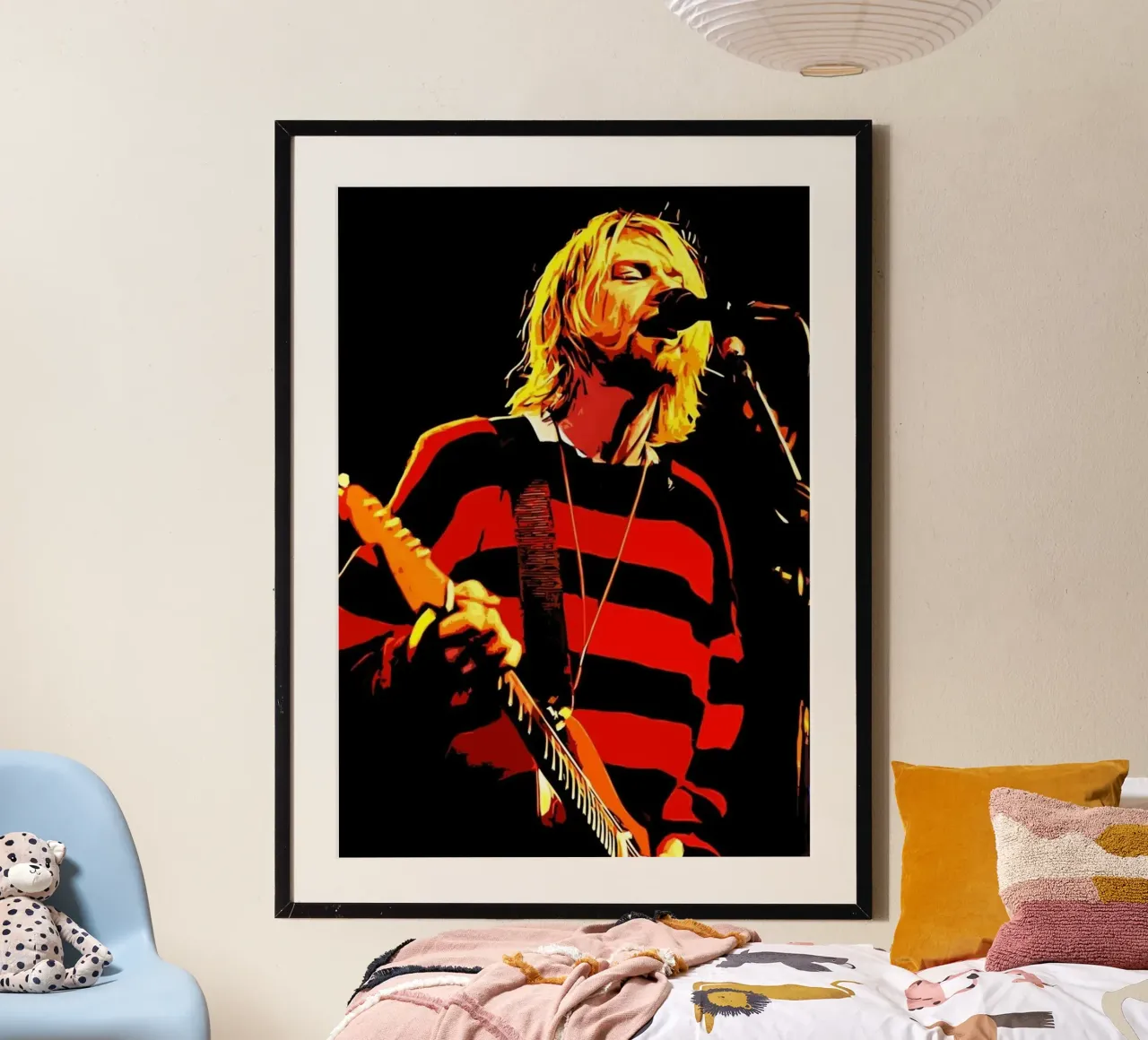 Kurt Cobain art carta hahnemühle da nicol shop