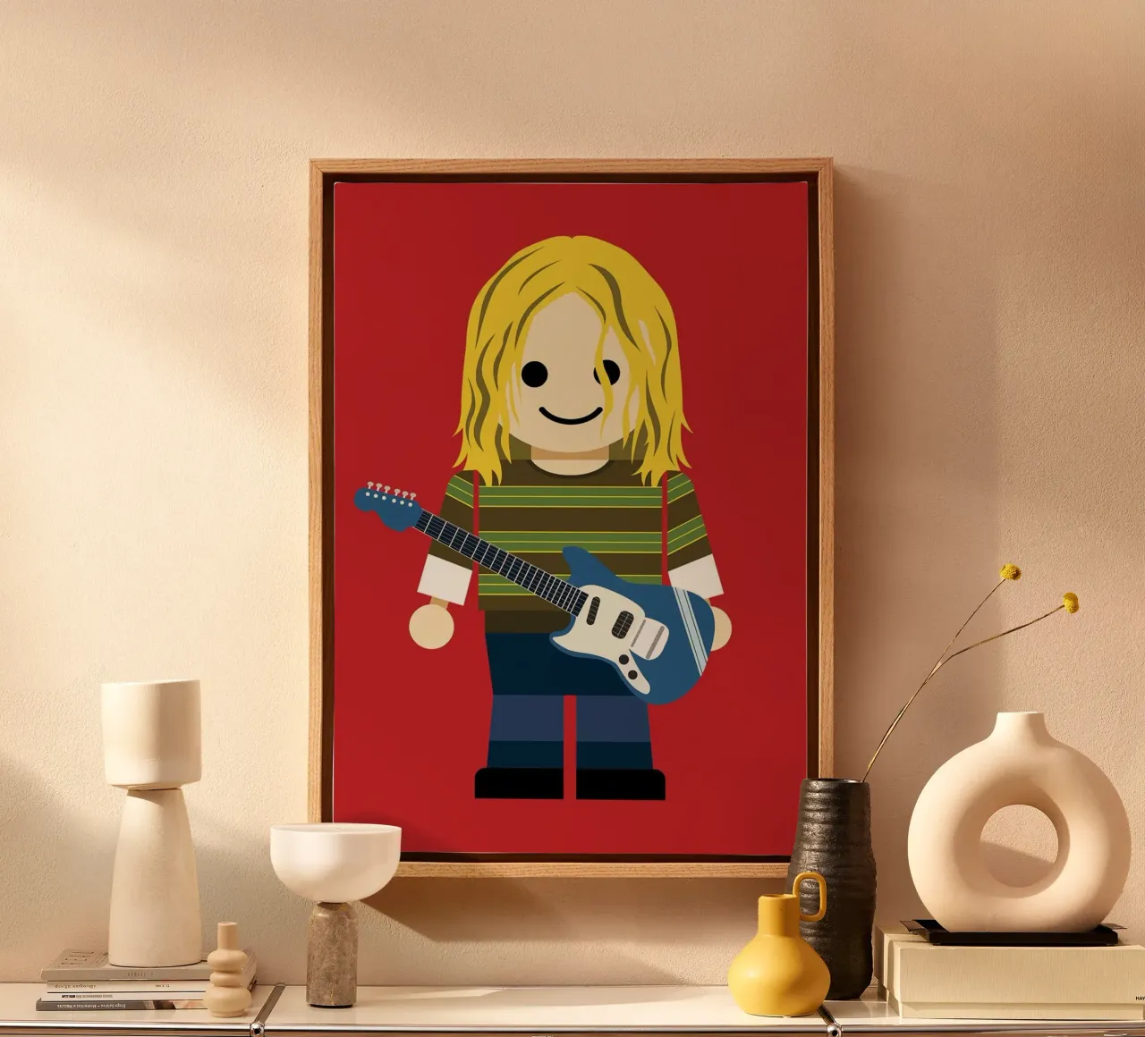 Roblox Musician Character tela con Cornice a cassetta da nicol shop