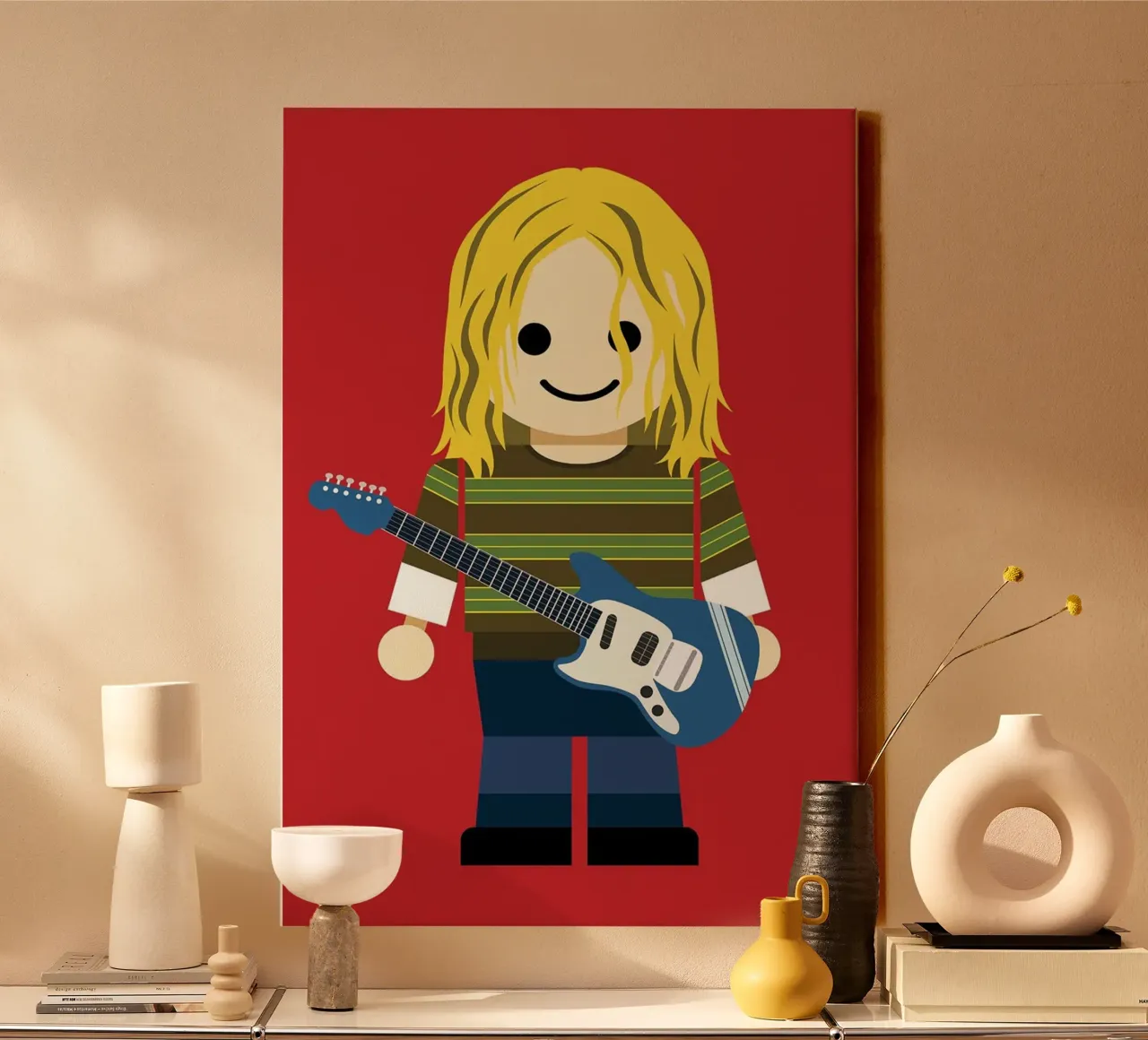 Roblox Musician Character tela con Cornice a cassetta da nicol shop