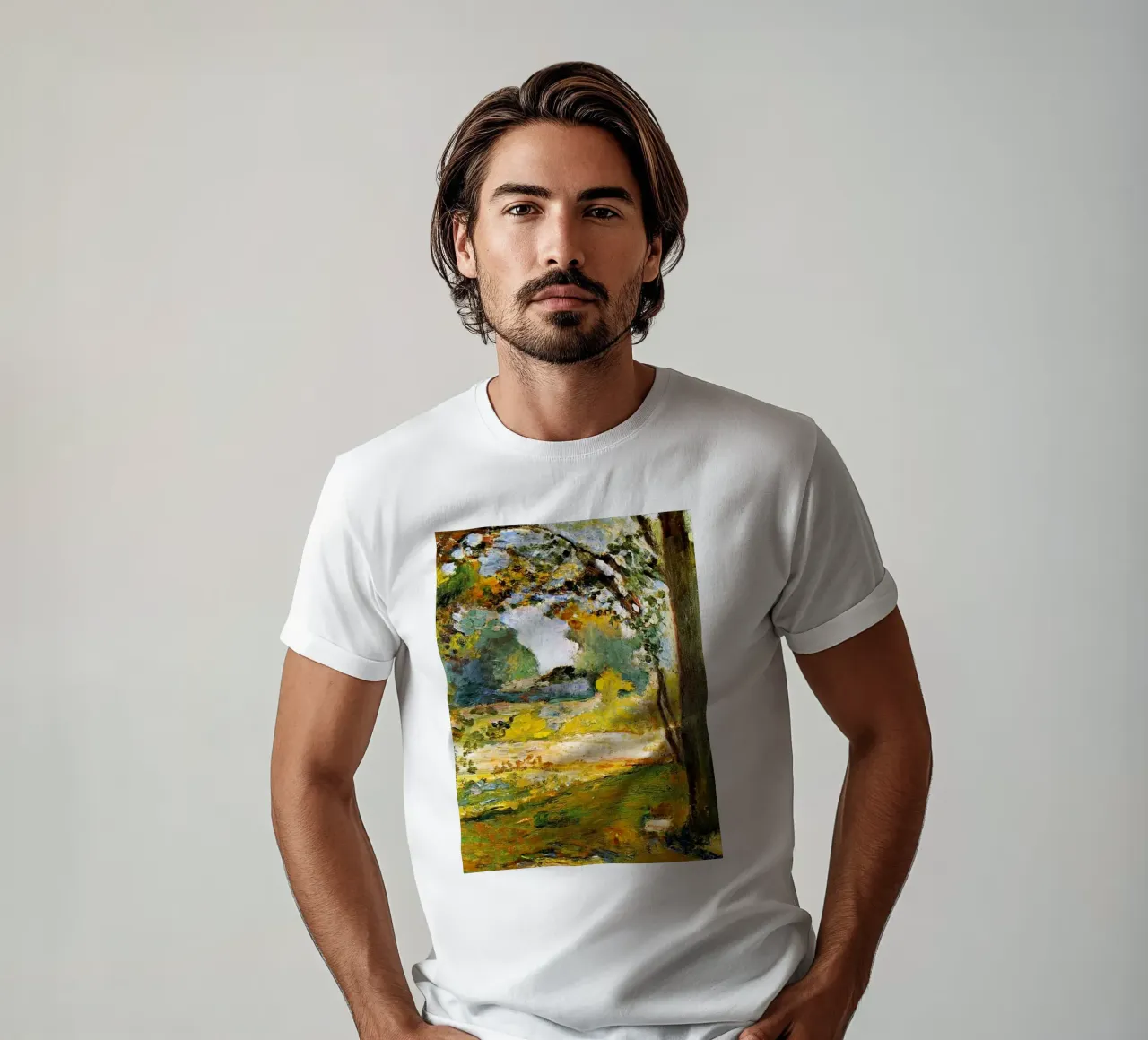 un luogo tranquillo e luminoso t-shirt da briyan shop