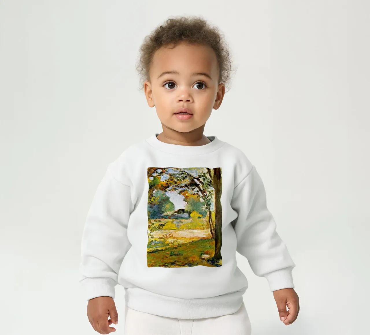 a peaceful and bright place baby sweatshirt by briyan shop