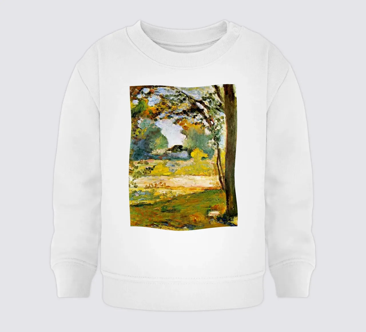 a peaceful and bright place baby sweatshirt by briyan shop