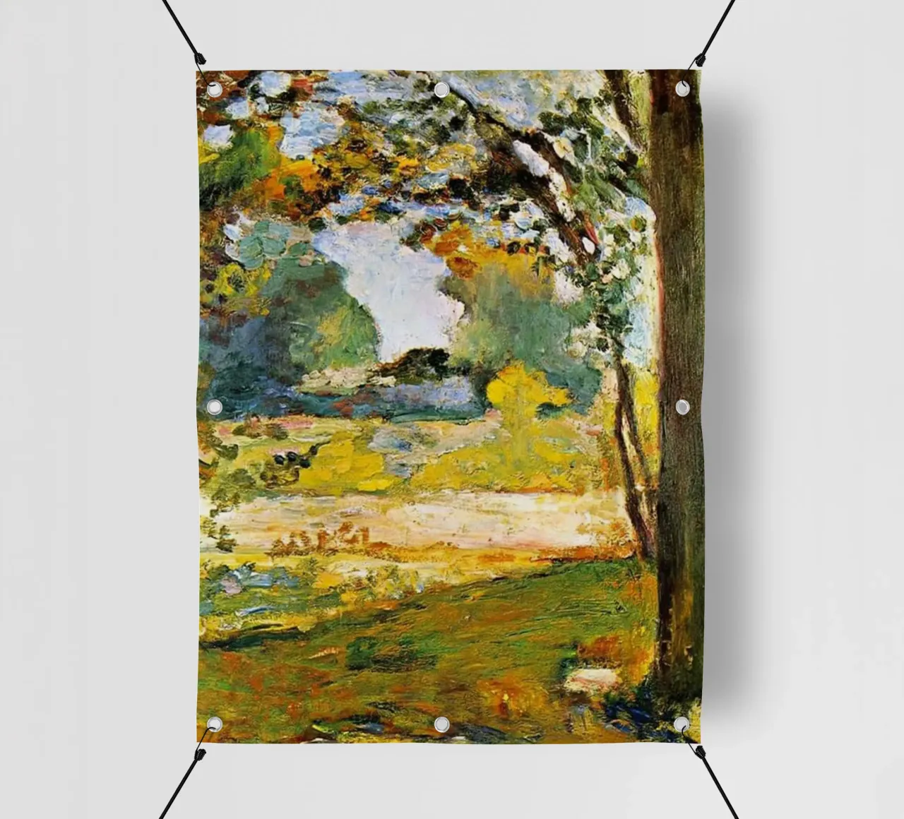 un luogo tranquillo e luminoso telo in pvc da briyan shop