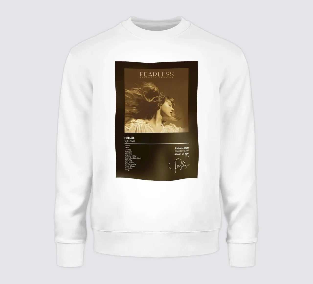 Fearless By Taylor Swift Sweatshirt von DGUnder