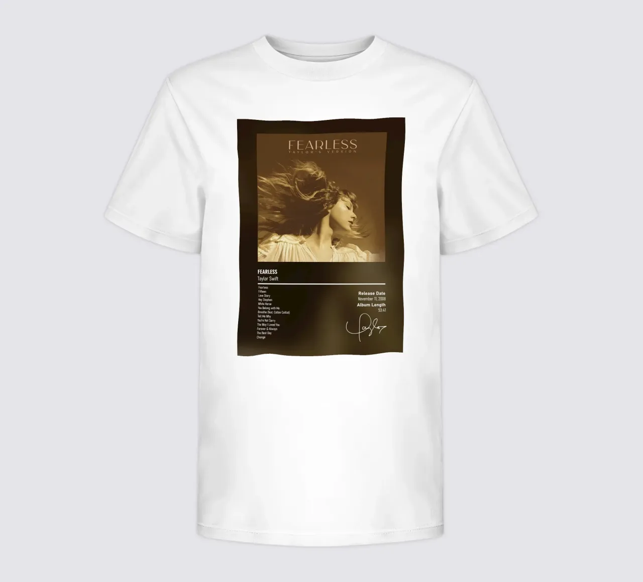 Fearless By Taylor Swift t-shirt bambini da DGUnder