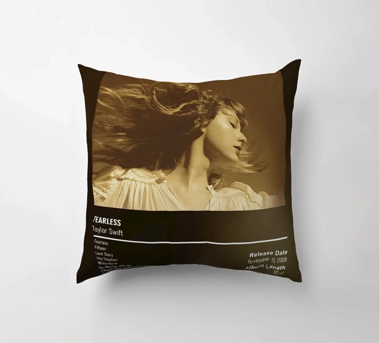Fearless By Taylor Swift decorative cushion by DGUnder