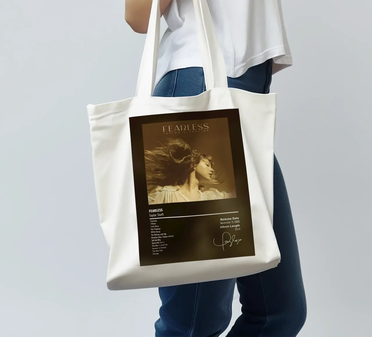 Fearless By Taylor Swift borsa in juta da DGUnder