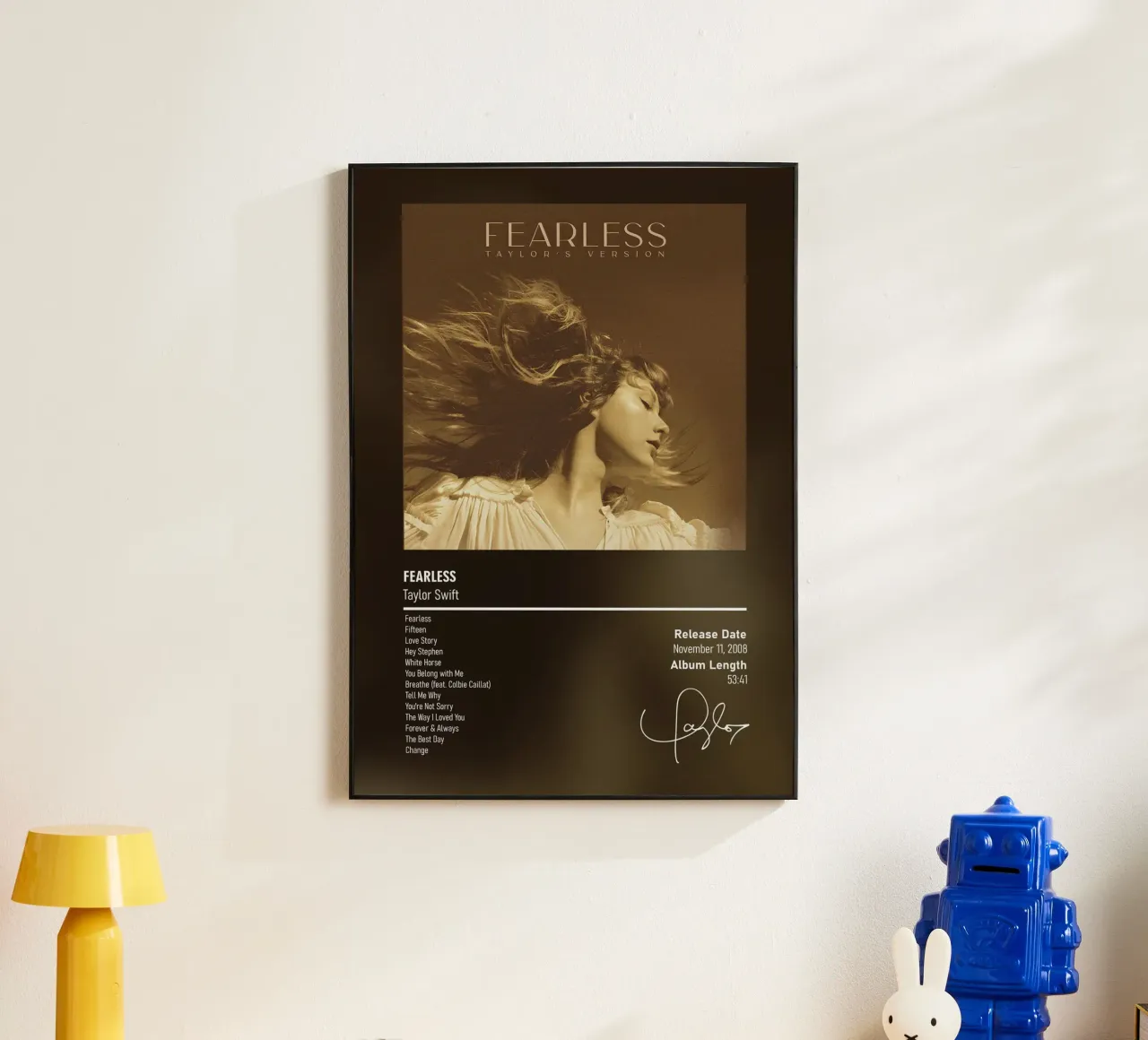 Fearless By Taylor Swift Alu-Dibond von DGUnder
