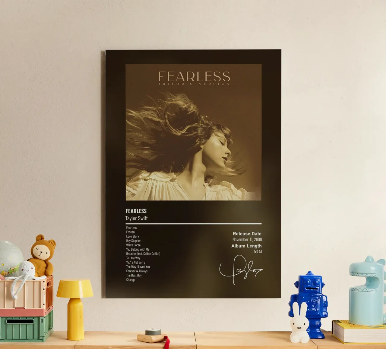 Fearless By Taylor Swift Alu-Dibond von DGUnder