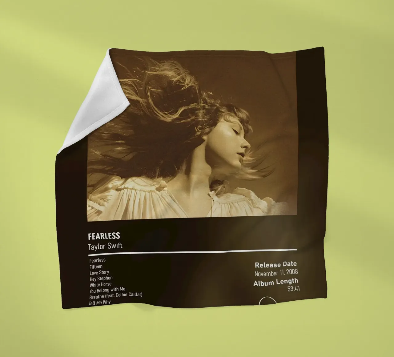 Fearless By Taylor Swift Fleecedecke von DGUnder