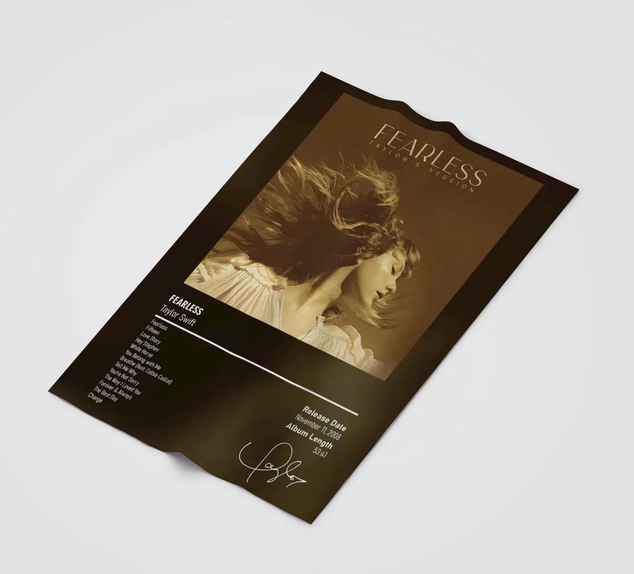 Fearless By Taylor Swift Fleecedecke von DGUnder