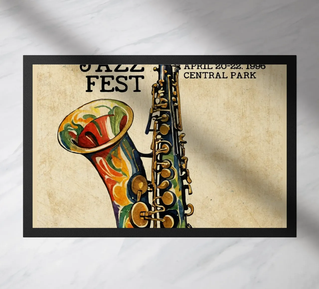 Manifesto del Jazz di New York del 1996 zerbino da VintagePoster