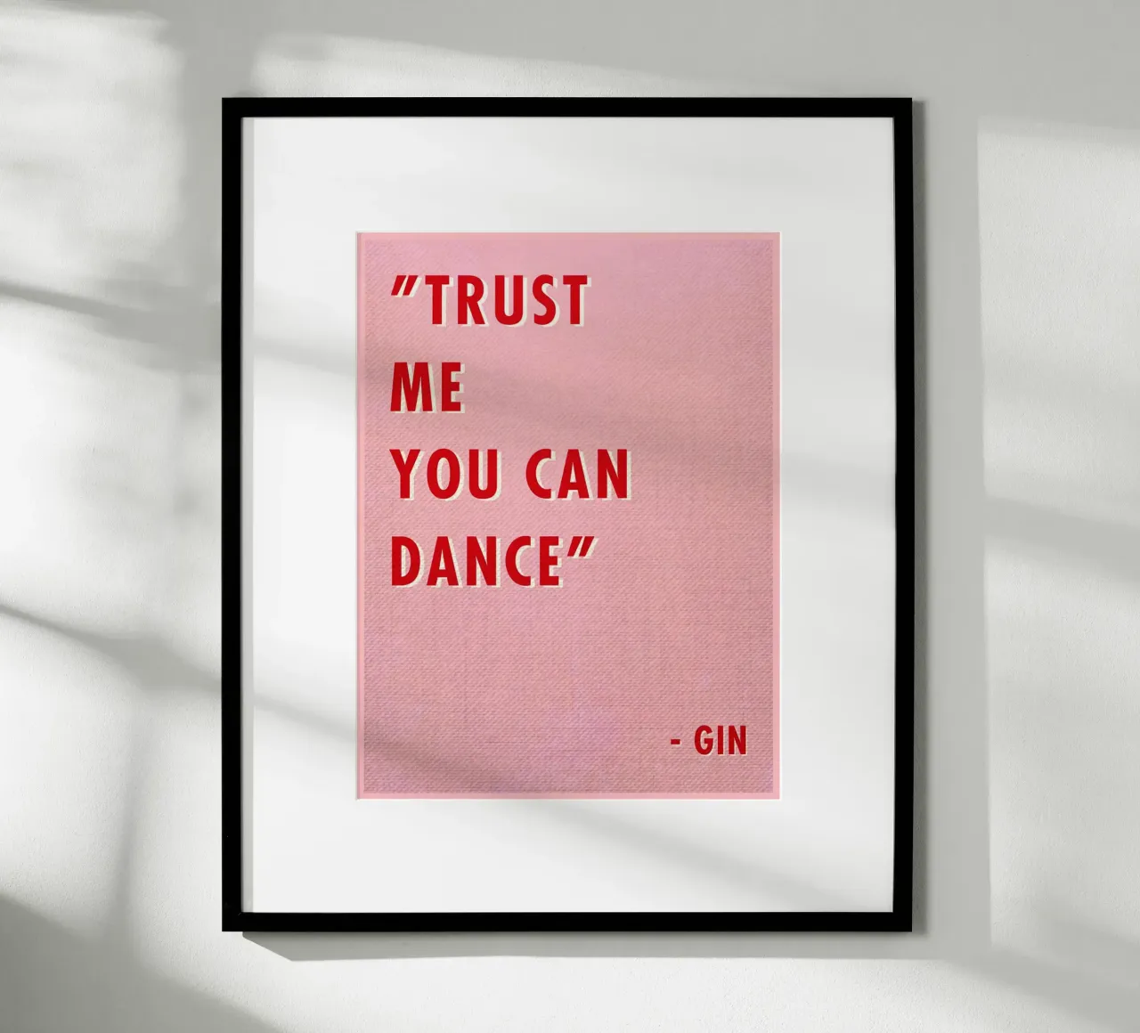 Trust Me You Can Dance Zitat Hahnemühle von Food And Kitchen