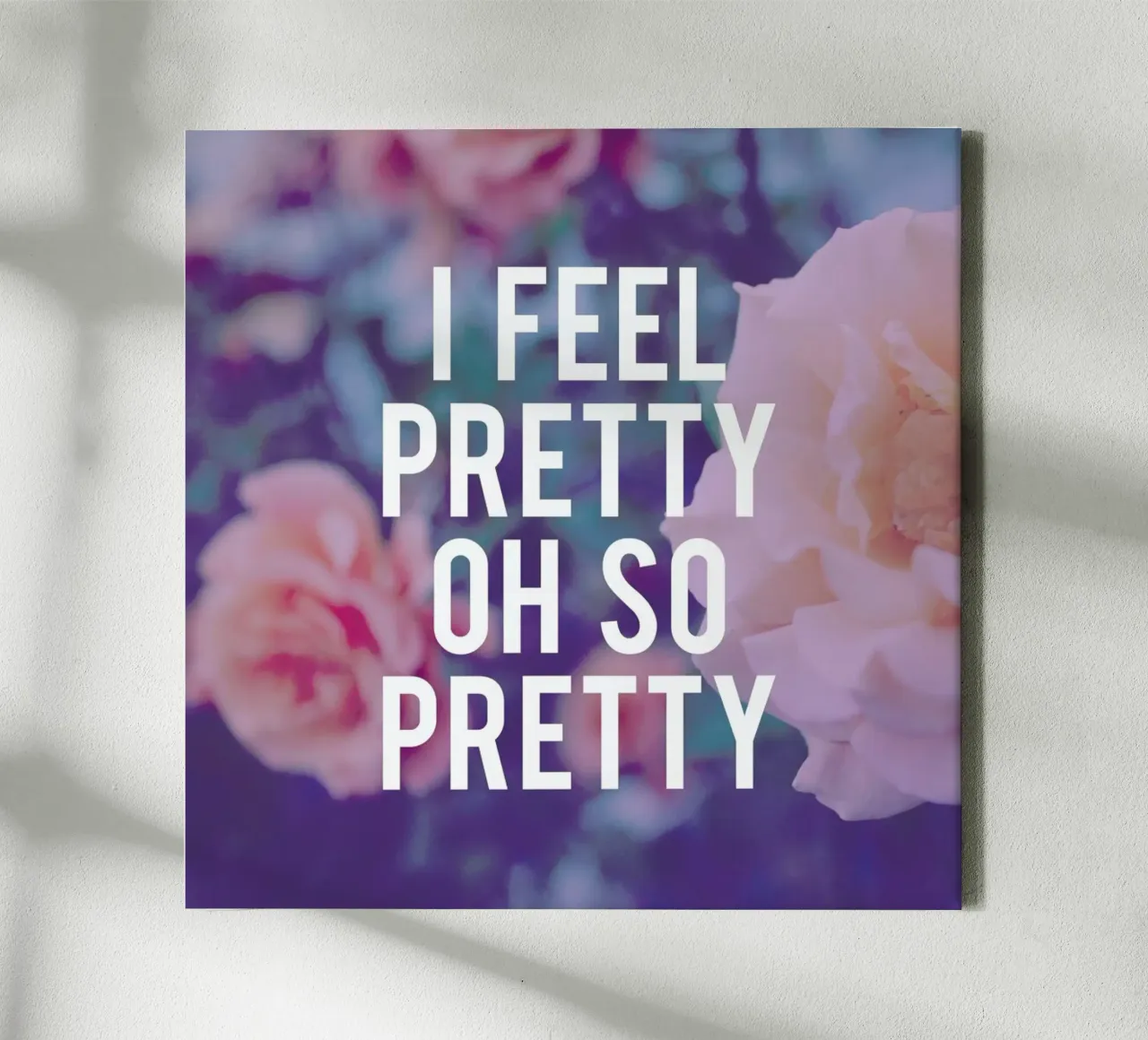Oh, So Pretty canvas by Leah Flores