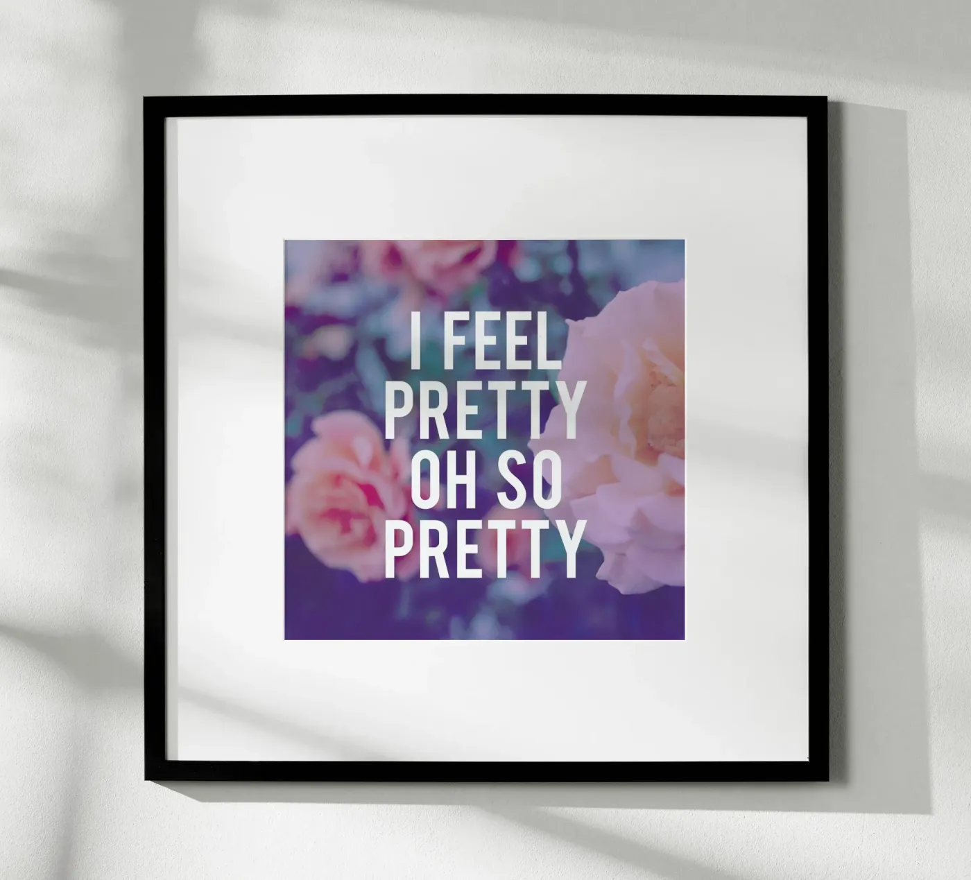 Oh, So Pretty poster van Leah Flores