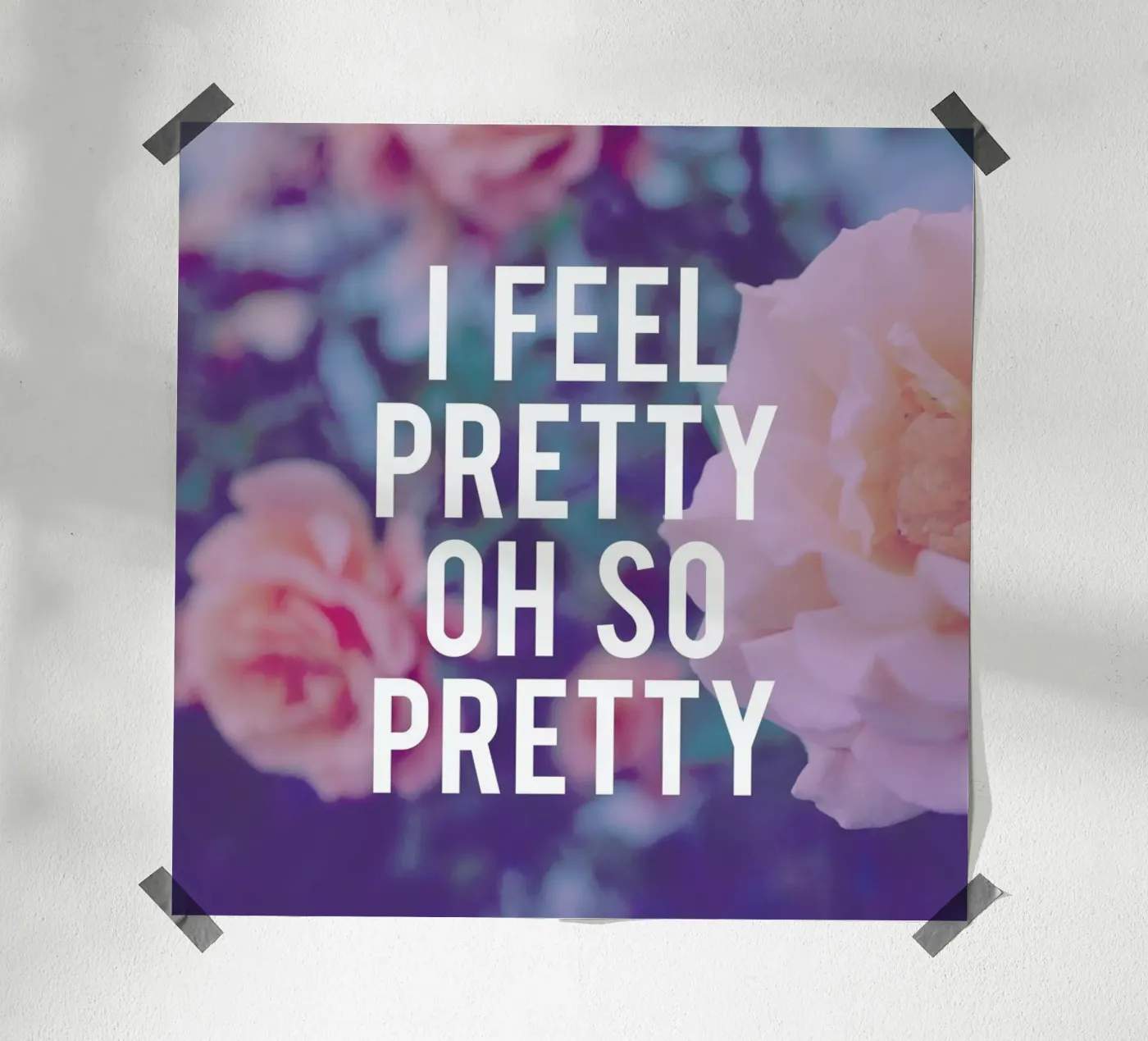 Oh, So Pretty poster van Leah Flores