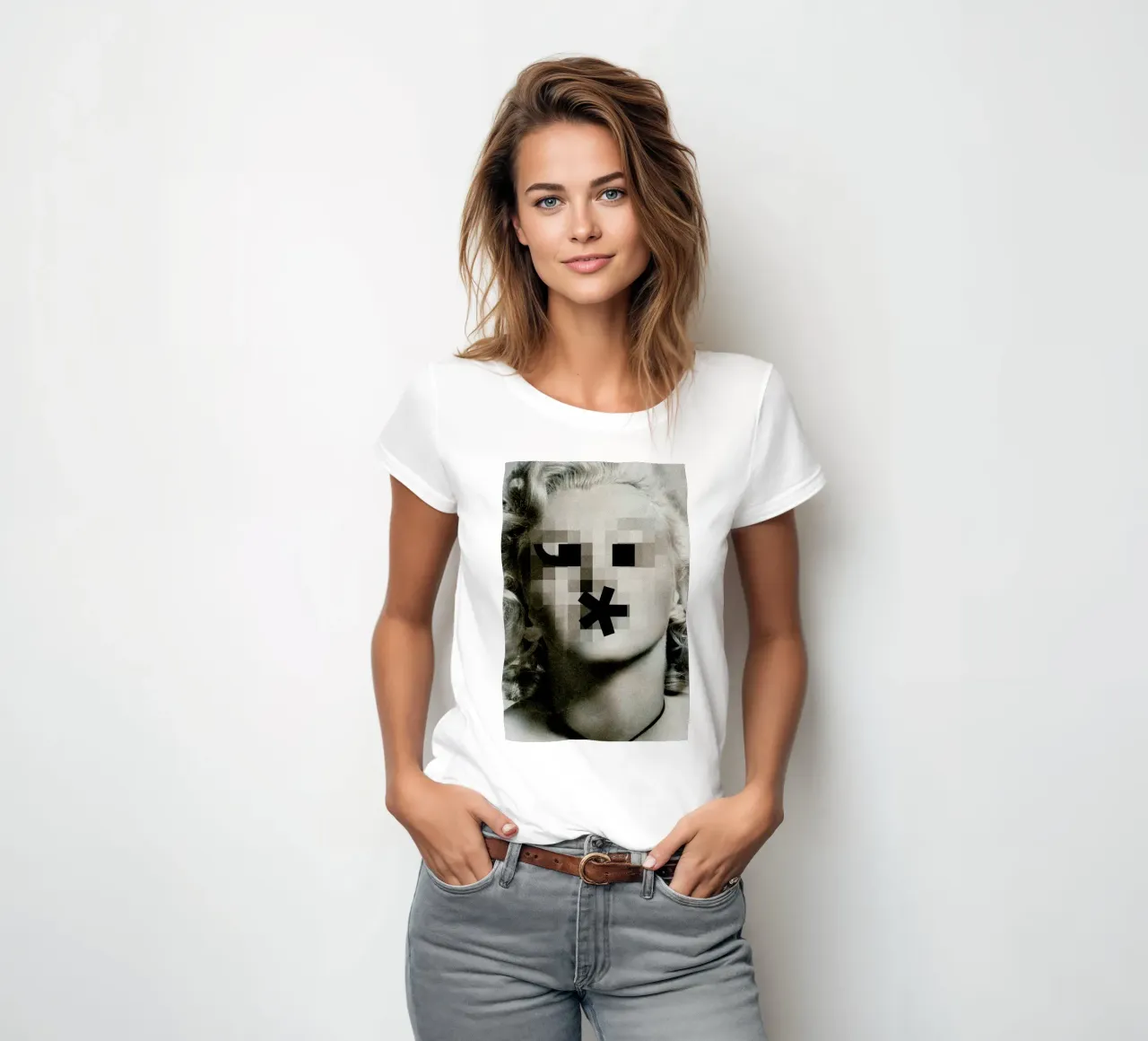 Retro Pop Emoticons Marilyn t-shirt ajusté pour femmes de Butcher Billy