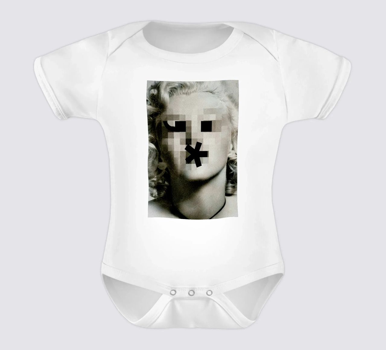 Retro Pop Emoticons Marilyn Kurzarm Babybody von Butcher Billy