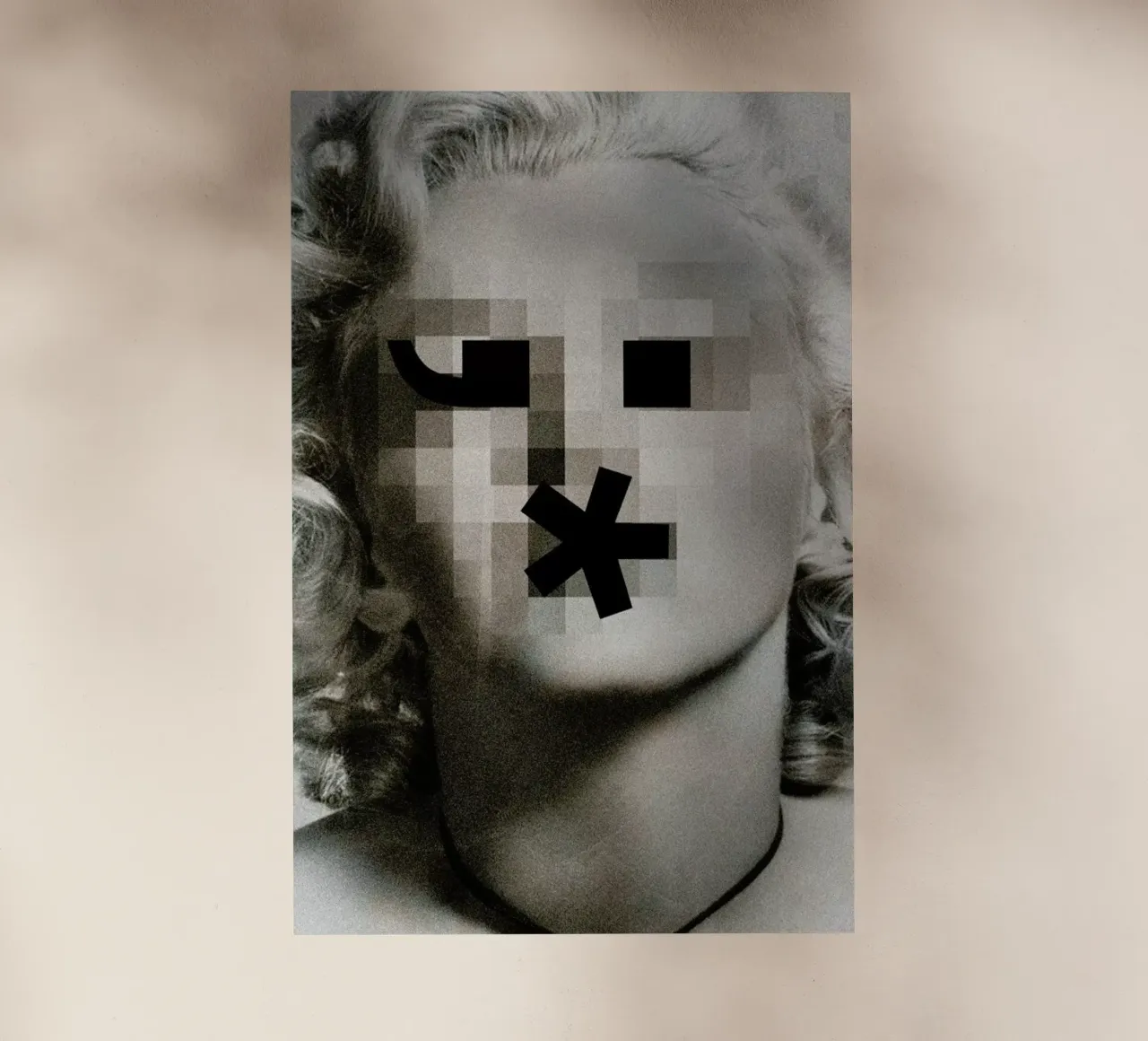 Retro Pop Emoticons Marilyn pellicola backlit da Butcher Billy