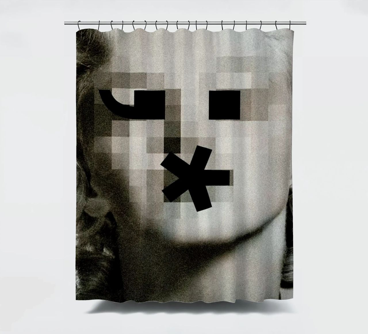 Retro Pop Emoticons Marilyn Duschvorhang von Butcher Billy