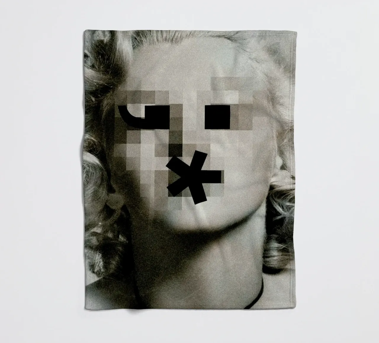 Retro Pop Emoticons Marilyn coperta in pile da Butcher Billy